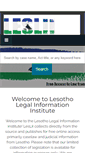 Mobile Screenshot of lesotholii.org